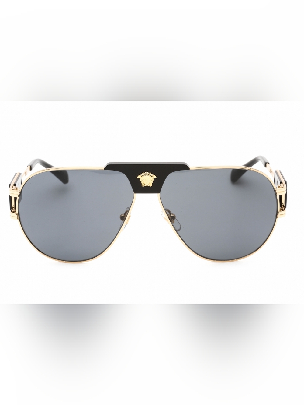 NWT, Versace0VE2252,    Gold / Dark Grey, Size63X12X145. - Picture 2 of 4